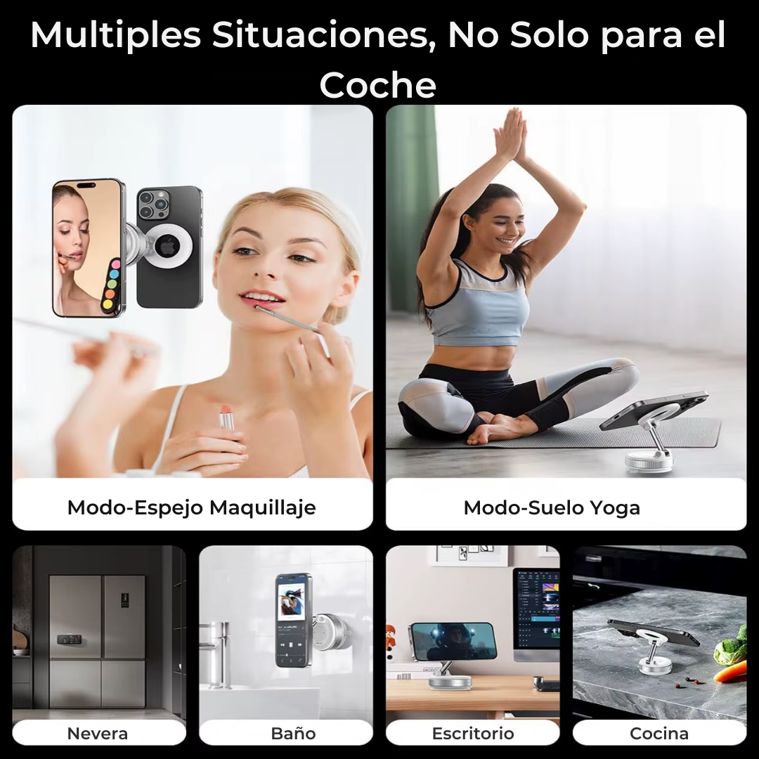 Soporte magnético premium para móviles adhesivo
