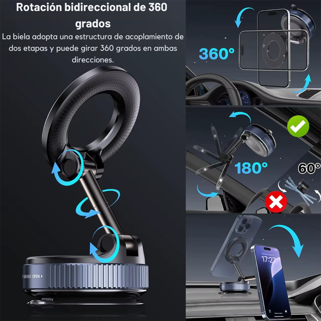 Soporte magnético premium para móviles adhesivo